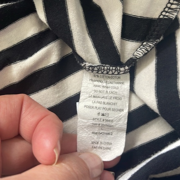 Monteau Striped Maxi Dress Large - Picture 6 of 6